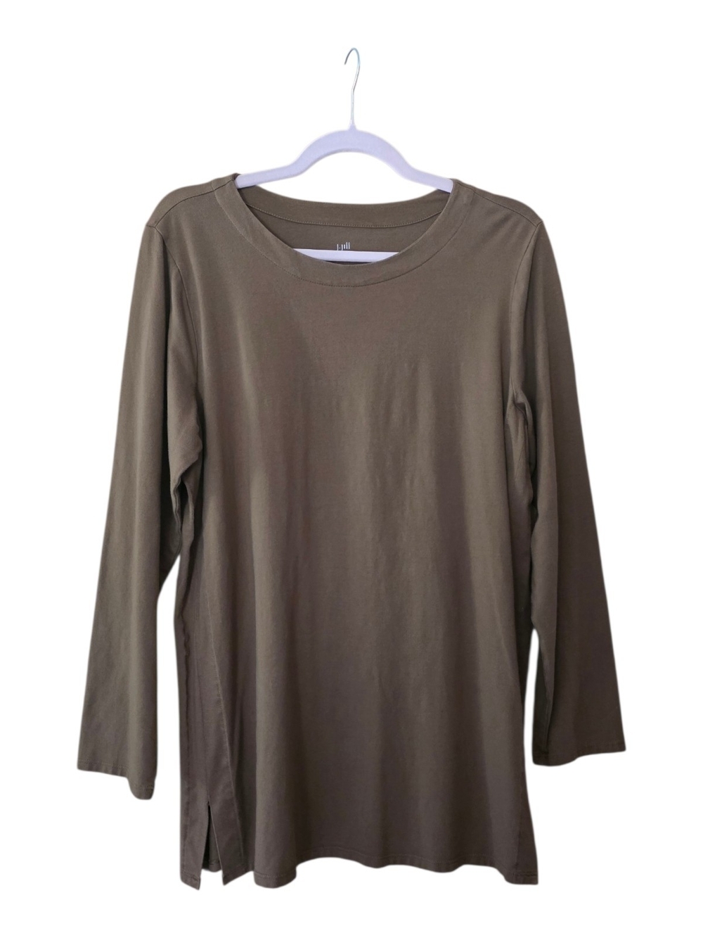 J Jill Lot Of 2 Long Sleeve Tunic Pullover Shirts Size Large Classic Basics. - Picture 4 of 14